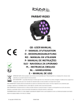Ibiza Light PARBAT-RGB3 El manual del propietario