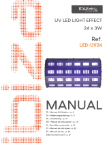 Ibiza Light LED-UV24 El manual del propietario