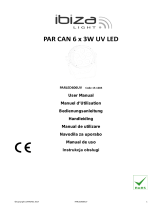 Ibiza Light PARLED606UV El manual del propietario