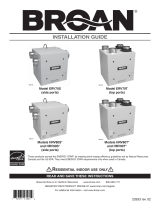 Broan ERV70S Guía de instalación