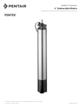 Pentek 6" Submersible Motors El manual del propietario