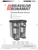 BRAVILOR BONAMAT AURORA Serie Manual de usuario