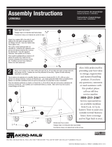 Akro-Mils LVDMOBILE Louvered Floor Rack Mobile Kit Assembly Instructions