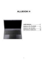 Allview N4000 ALLBOOK H Intel Celeron Laptop Manual de usuario