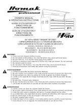 Homak 41 Inch H2Pro Series 9 Drawer Top Chest - Black BK02041091 Manual de usuario