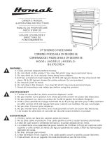 Homak BG7027624  Manual de usuario