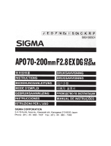 Sigma APO Manual de usuario