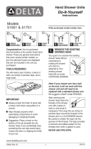 Delta Faucet 51551-WHBUF Guía de instalación