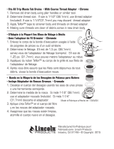 Lincoln Products 102089 Guía de instalación