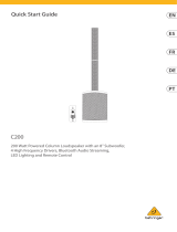 Behringer C200 Guía de inicio rápido