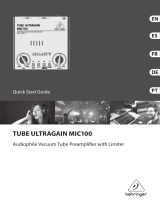 Behringer Tube Ultragain MIC100 Guía de inicio rápido
