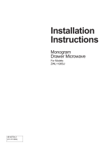 Monogram  ZWL1126SJSS  Guía de instalación
