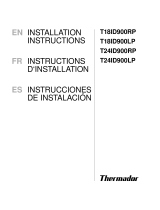 Thermador  T18ID900LP  Guía de instalación