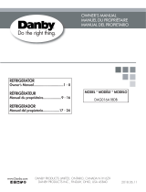 Danby  DAG016A1BDB  Manual de usuario