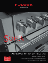 Fulgor Milano SOFIA PRO F6PGR486GS2 El manual del propietario