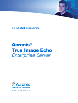 ACRONIS TRUE IMAGE ECHO - ENTERPRISE SERVER Manual de usuario
