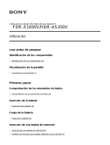 Sony Série FDR-X1000V Manual de usuario