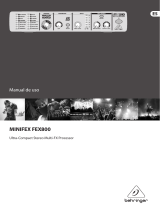 Behringer Minifex FEX800 Manual de usuario