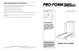 Pro-Form 385ex El manual del propietario