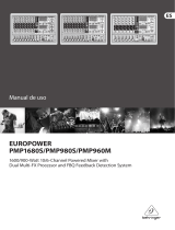 Behringer Europower PMP960M El manual del propietario
