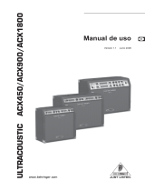 Behringer ACX1800 El manual del propietario