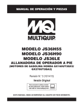 MQ Multiquip JS36H55-JS36H90-JS36LE Instrucciones de operación
