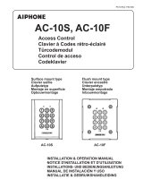 Aiphone AC-10S Manual de usuario