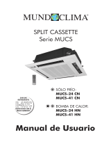 mundoclima Series MUCS-C/H “Cassette ON/OFF ” Manual de usuario