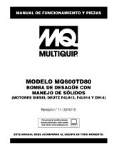 MULTIQUIP MQ600TD80 Instrucciones de operación