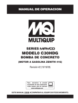MQ Multiquip C30HDG Instrucciones de operación