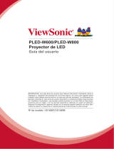 ViewSonic PLED-W600 Guía del usuario