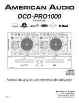 ADJ DCD-PRO1000 Manual de usuario