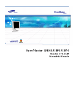 Samsung 151S Manual de usuario