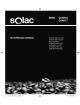Solac CA4817 - NEO ESPRESSION SUPREMMA El manual del propietario