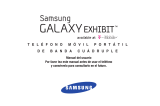 Samsung Galaxy exhibit Manual de usuario