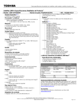 Toshiba PSKMAM-02GTM1 Ficha de datos