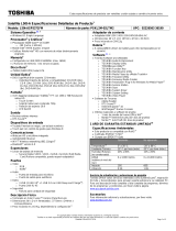 Toshiba PSKL2M-02LTM2 Ficha de datos