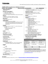 Toshiba PSCD2M-00HTM1 Ficha de datos