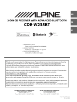 Alpine CDE-W235BT El manual del propietario