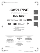 Alpine CDE103BT Manual de usuario