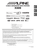 Alpine X009-U El manual del propietario