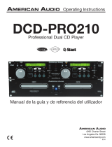 American Audio DCD-PRO210 Manual de usuario