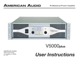 American Audio Model V 5000 Manual de usuario