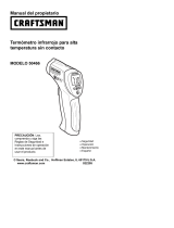 Craftsman Infrared Thermometer Owner's Manual (Espanol)