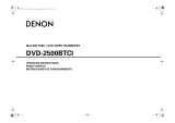 Denon DVD2500BTCi Manual de usuario