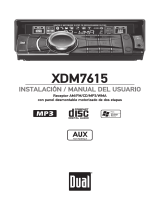 Dual Electronics Corporation XDM7615 Manual de usuario