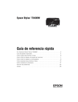 Epson TX430W Manual de usuario