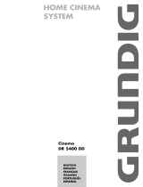Grundig Cinemo DR 5400 DD Manual de usuario