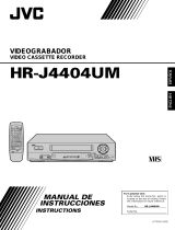 JVC VIDEOGRABADOR HR-J4404UM Manual de usuario