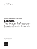 Kenmore 24 cu. ft. Top-Freezer Refrigerator - Black El manual del propietario